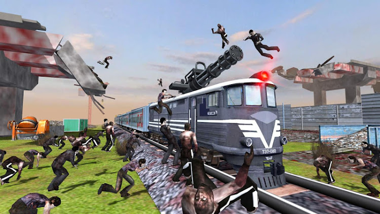 #8. Train shooting - Zombie War (Android) By: Gamezeniq Technologies