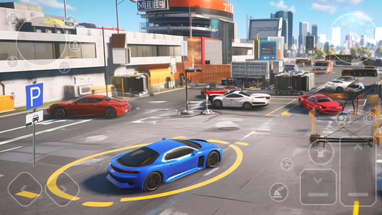 #4. Super Car Parking Game (Android) By: Trend Entertainment Games