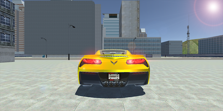 #4. C7 Drift Simulator Game (Android) By: Black Eye Studios