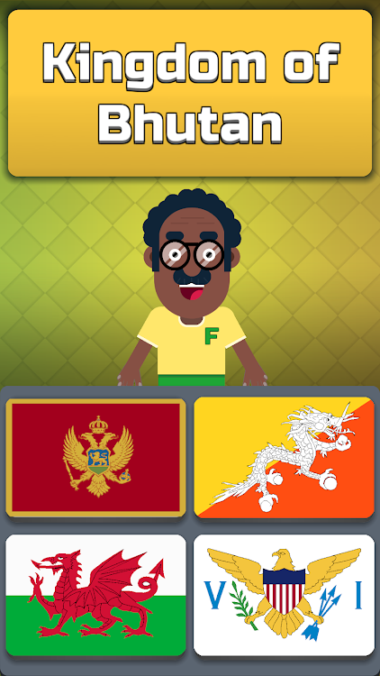 #3. Geography: Flags Quiz Game (Android) By: Fire Floor Studio