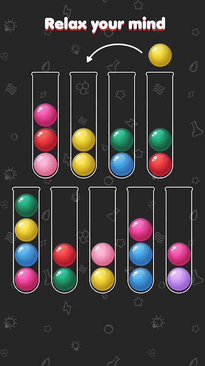 #2. Brain Ball: Sort Puzzle (Android) By: Percas Apps