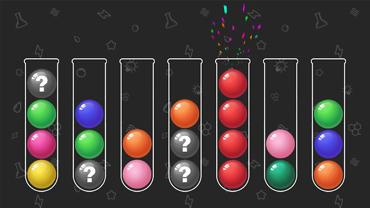 #7. Brain Ball: Sort Puzzle (Android) By: Percas Apps