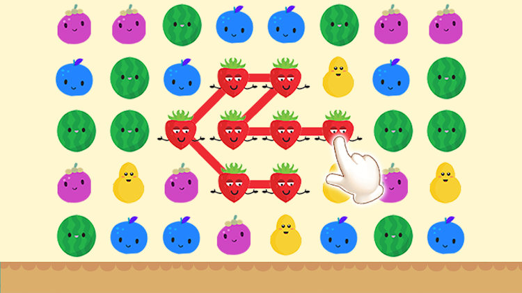 #6. Melon Fruit Merge Line Puzzle (Android) By: Hub Apps & Games Studio