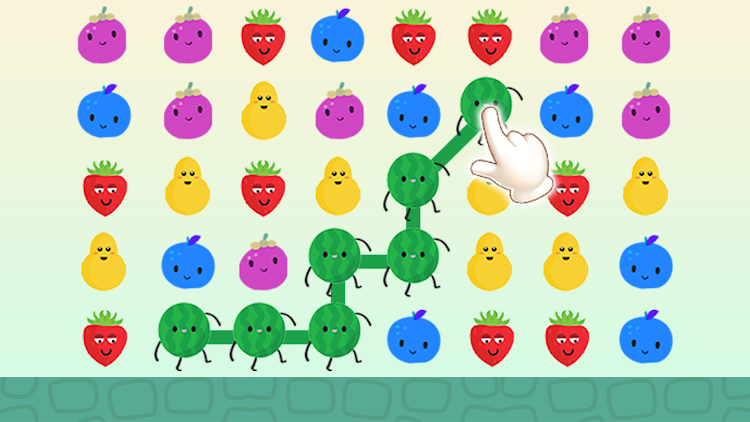 #10. Melon Fruit Merge Line Puzzle (Android) By: Hub Apps & Games Studio