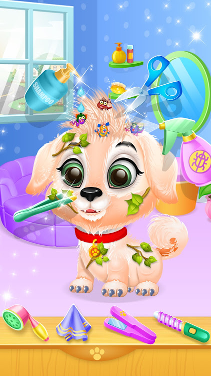 #3. Puppy Pet Care: Dog Fun Games (Android) By: Infinite Fun Games