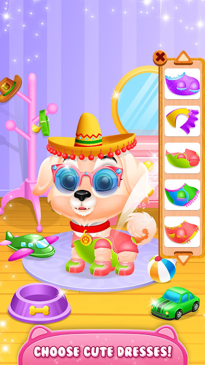 #4. Puppy Pet Care: Dog Fun Games (Android) By: Infinite Fun Games