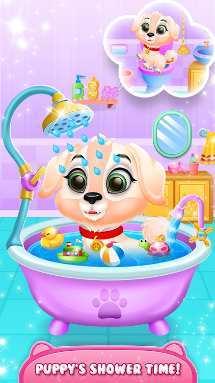 #7. Puppy Pet Care: Dog Fun Games (Android) By: Infinite Fun Games