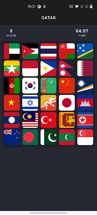 #5. Country Flags - Guess & Match (Android) By: Fat Tuna