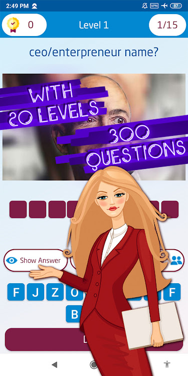 #3. ceo business quiz (Android) By: khicomro