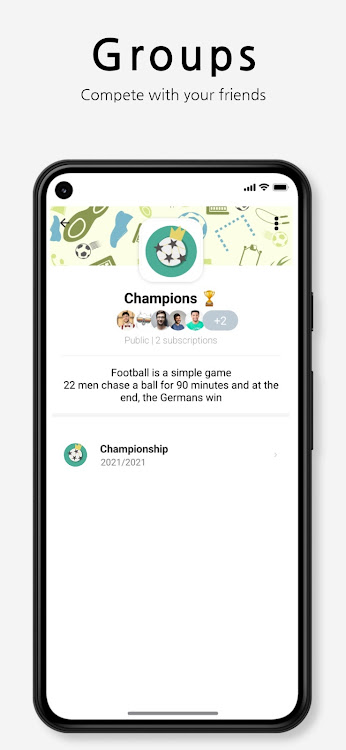 #2. Tiko: Soccer Predictor (Android) By: Tomer Ittah