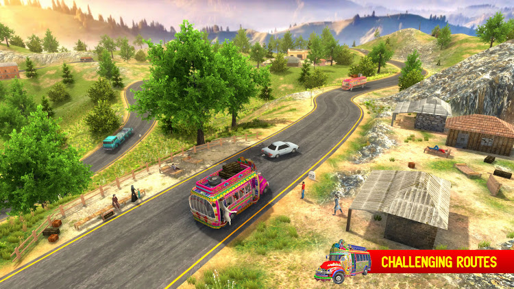 #3. Pak Bus Simulator: Bus Game (Android) By: Mir Studio