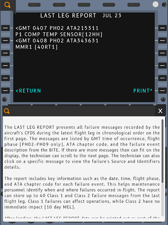 #10. A320 CFDS Maintenance Trainer (Android) By: ERMSims