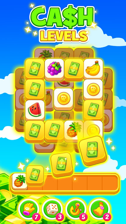 #3. Treasure Tiles: Win Cash (Android) By: Bear Hug Entertainment Limited