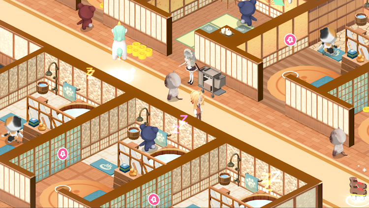 #7. Kawaii Hot Spring: Idle Tycoon (Android) By: Imba Global