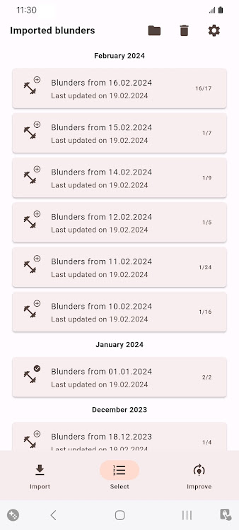 #2. Chess Blunder Trainer (Android) By: Mercutio1243