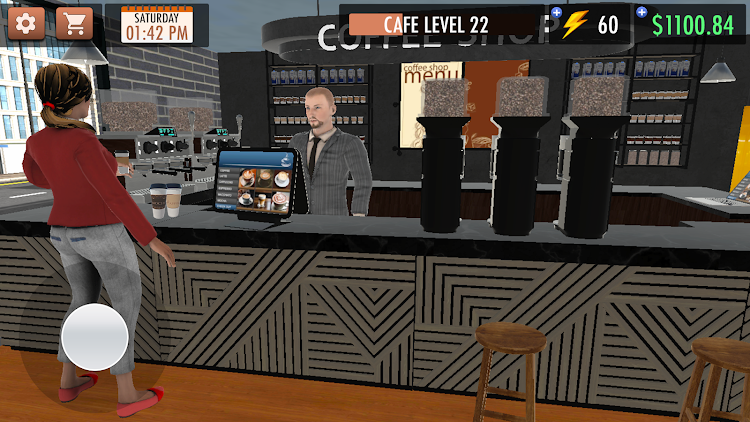 #2. Coffee Shop Simulator Game 3D (Android) By: BloomBig Games