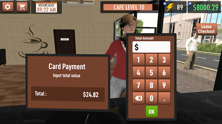 #5. Coffee Shop Simulator Game 3D (Android) By: BloomBig Games