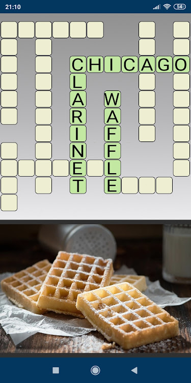 #7. Crossword With Pictures (Android) By: Radvent Solutions