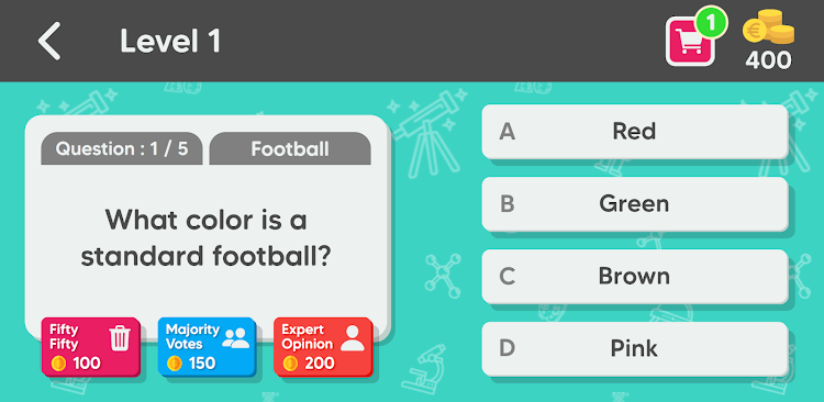 #7. Trivia Master - Quiz Games (Android) By: Eggies