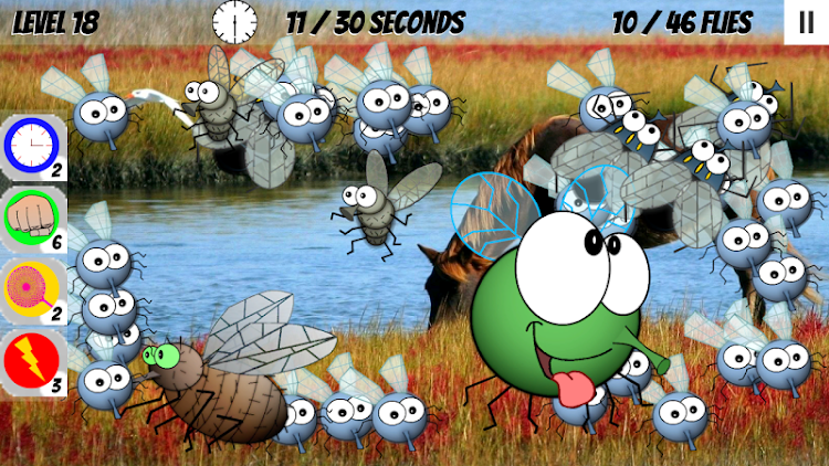 #10. Flies, fly away! (Android) By: YLMiniGames