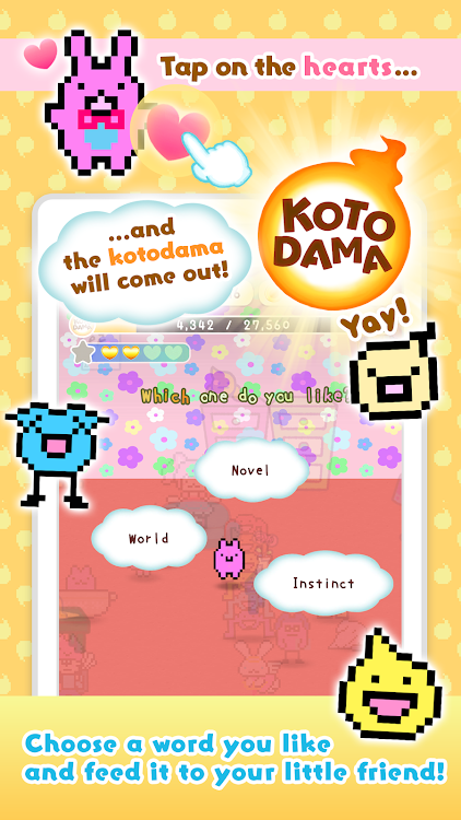 #2. Kotodama Diary: Cute Pet Game (Android) By: Polaris-x Inc.