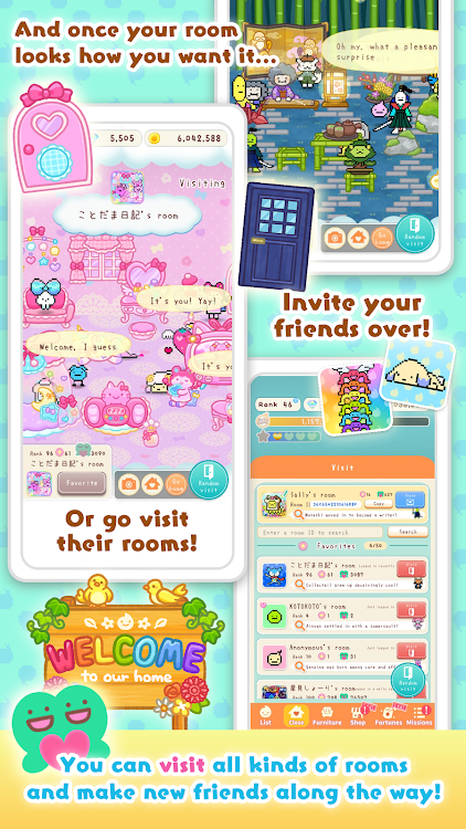 #7. Kotodama Diary: Cute Pet Game (Android) By: Polaris-x Inc.