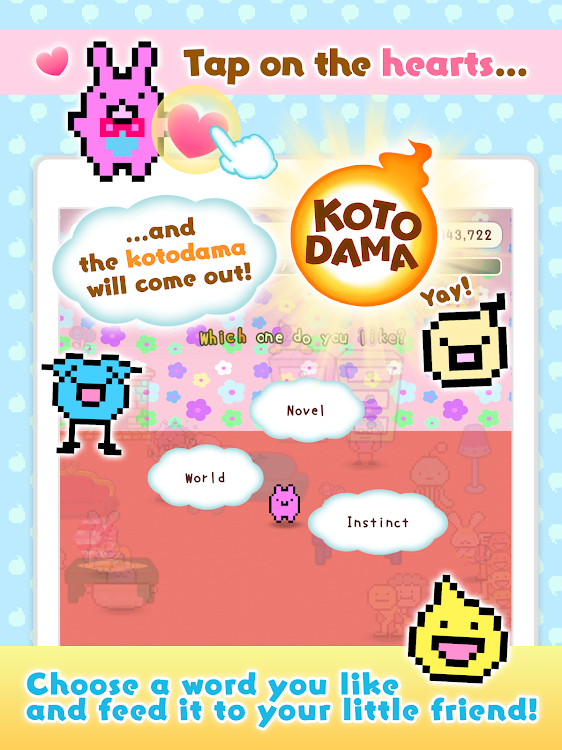 #9. Kotodama Diary: Cute Pet Game (Android) By: Polaris-x Inc.