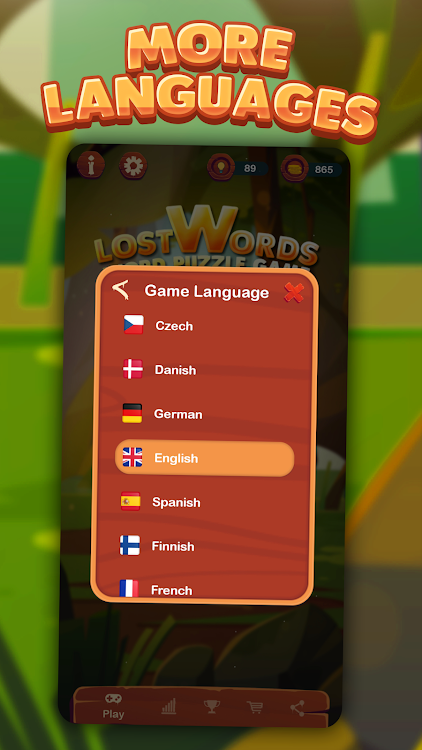 #8. Lost Words - Crossword Puzzle (Android) By: SplashOfGames