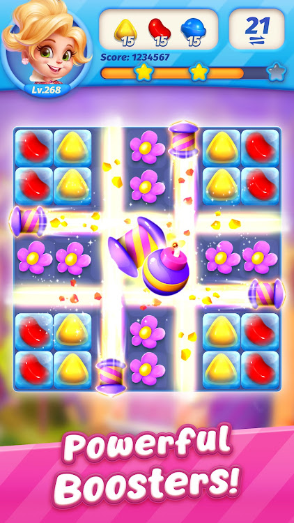 #3. Sweets Match (Android) By: 707 INTERACTIVE: Fun Epic Casual Games