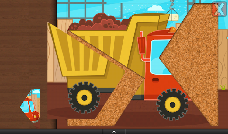 #7. Cars & Trucks Puzzle for Kids (Android) By: Pixel Envision Ltd.