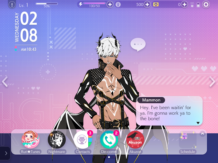 #8. Otome Games Obey Me! NB (Android) By: NTT SOLMARE CORPORATION