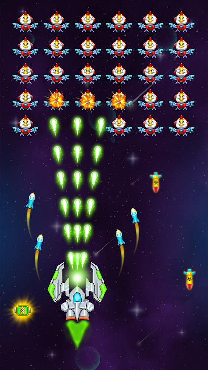 #4. Galaxy Attack: Space Battle (Android) By: Rainbow 5s Ltd