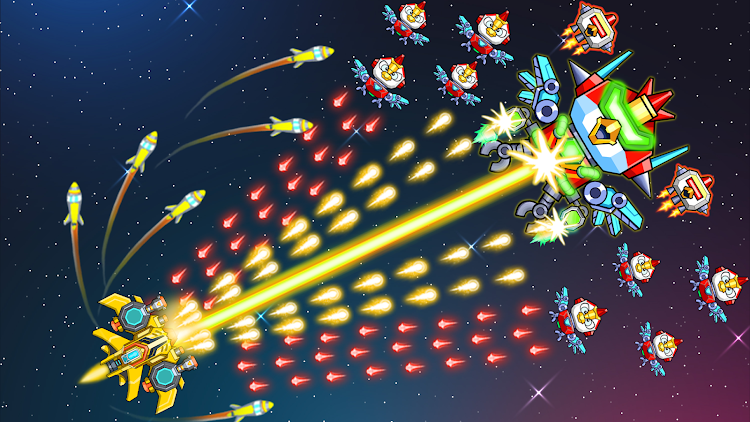 #6. Galaxy Attack: Space Battle (Android) By: Rainbow 5s Ltd