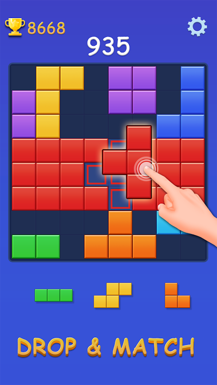 #8. Puzzle block blast Brain Game (Android) By: H.T Game