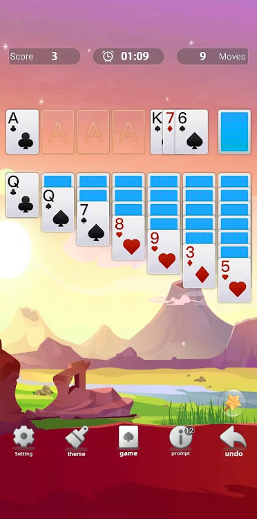 #2. Classic Solitaire -puzzle Game (Android) By: KAHOK Games