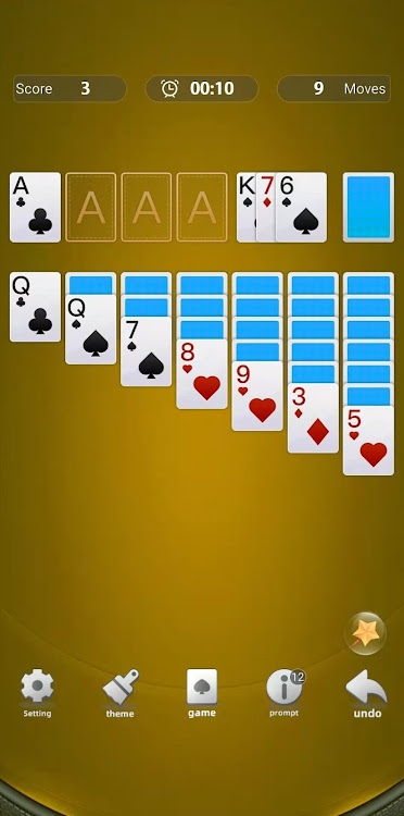 #9. Classic Solitaire -puzzle Game (Android) By: KAHOK Games