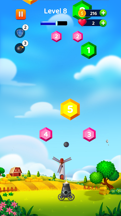 #6. Cannon Ball Blast (Android) By: Praisan games