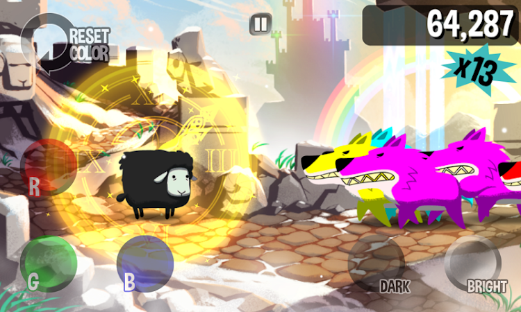 #4. Color Sheep (Android) By: Trinket Studios