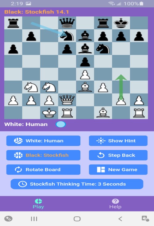 #3. Chess With Stockfish 16 (Android) By: Draco Group Inc