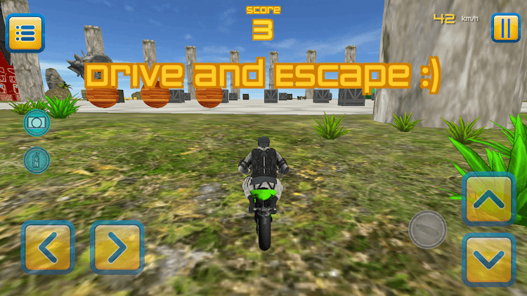 #7. Motorbike Monster Escape 3D (Android) By: Mibejo Mobile