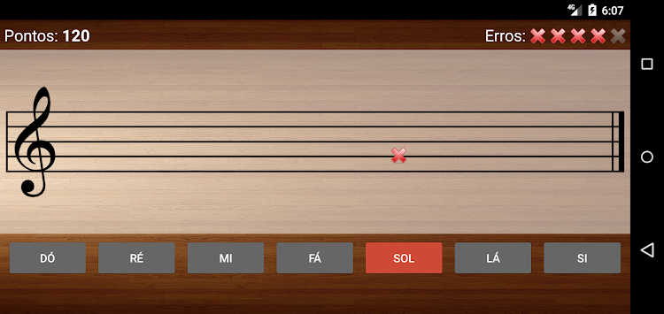 #4. Leitura de Partitura - Jogo (Android) By: Tavella Apps