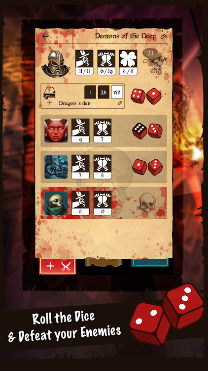 #4. Adventure Sheet for Gamebook (Android) By: Mad Mustache Company