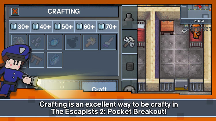 #6. Escapists 2: Pocket Breakout (Android) By: Team 17 Digital Limited