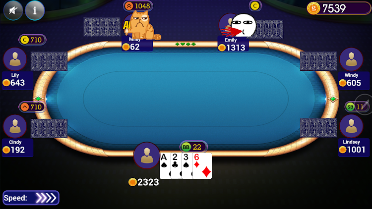 #7. Omaha Poker Offline (Android) By: Blue Wind Studio