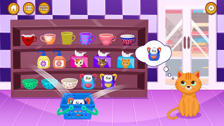 #5. Virtual cat pet care life (Android) By: Lion Roar