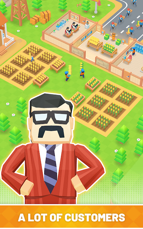 #10. Family Farm Tycoon-Idle Game (Android) By: Yo App