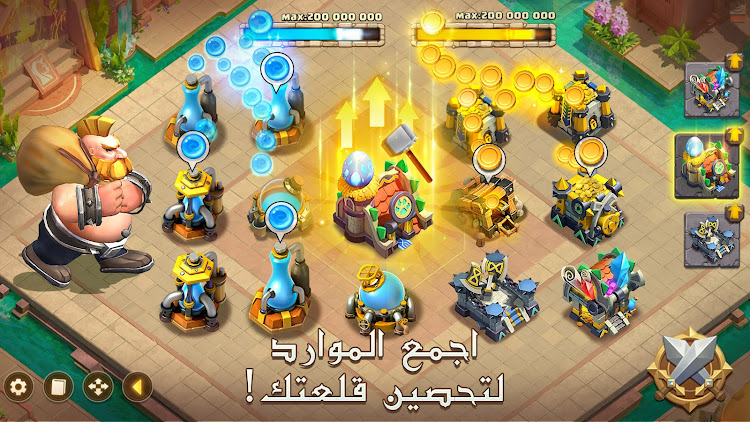 #2. Castle Clash: حاكم العالم (Android) By: IGG.COM