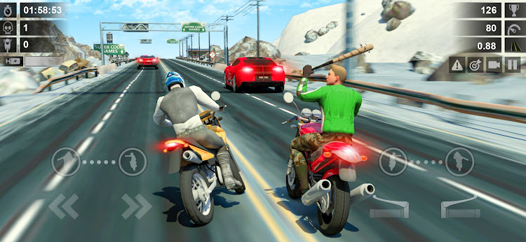 #10. Road Rush - Street Bike Race (Android) By: Supercode Games