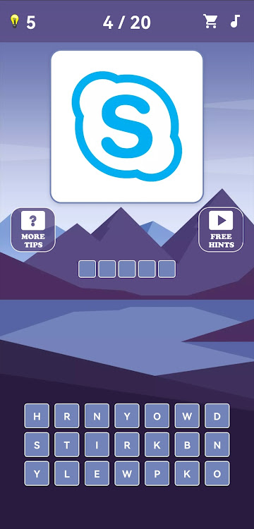 #5. Quiz - Logo Game (Android) By: Gryffindor apps