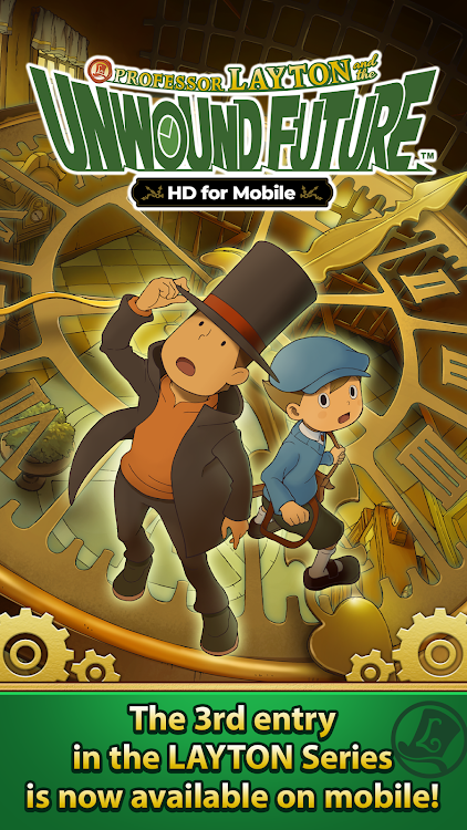 #7. Layton: Unwound Future in HD (Android) By: LEVEL-5 Inc.